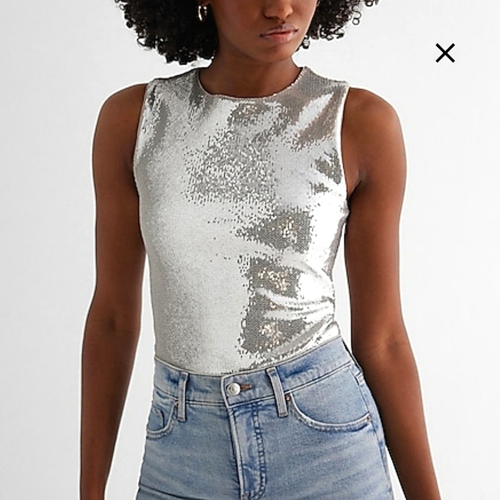 Express Sequin Bodysuit